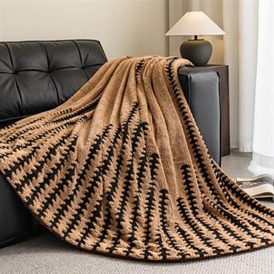 Jacquard Sherpa-deken